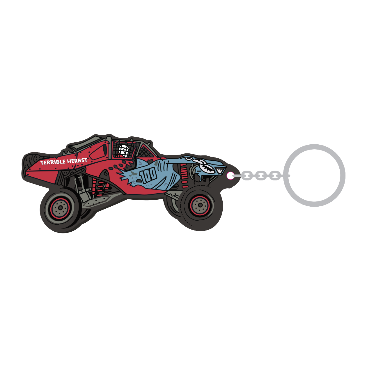Terrible Herbst Landshark Keychain